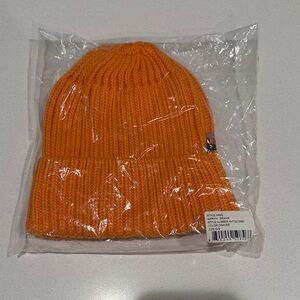 Vibrant Orange Kids' Knit Hat